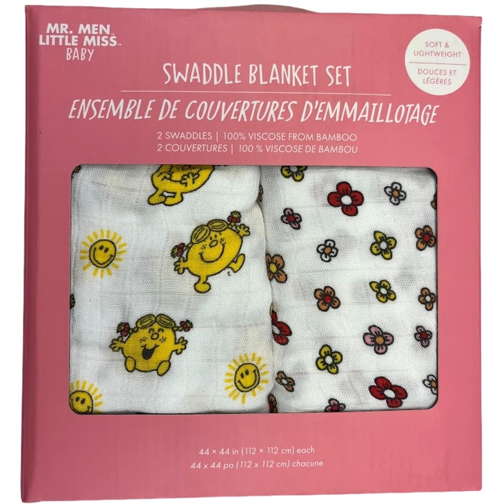 JuJuBe Baby Bamboo Swaddle Blanket Set Little Miss Sunshine Lot Viscose‎ NWT
